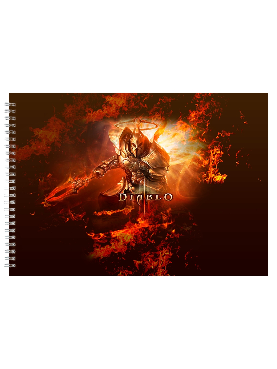

Альбом для рисования DRABS DIABLO в железном костюме в огне
