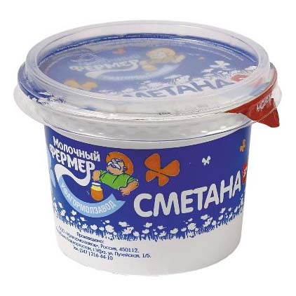 

Сметана Молочный фермер 20% 180 г бзмж