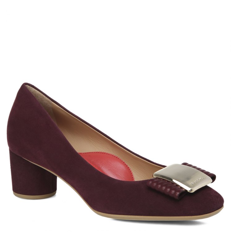 

Туфли женские Pas De Rouge 1246_1567122 бордовые 37 EU, 1246_1567122