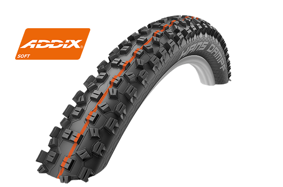 фото Покрышка schwalbe 29x2.35 hans dampf tl-easy snakeskin, tl easy, e-25 addix soft