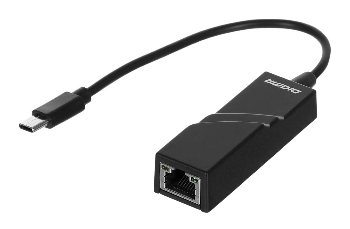 

Сетевой адаптер Fast Ethernet Digma D-USBC-LAN100 USB Type-C