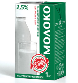 

Молоко Пятигорское ультрапастеризованное 2,5% бзмж 0,9 л