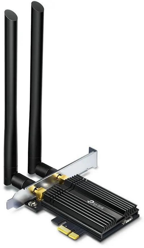 

Сетевой адаптер Wi-Fi + Bluetooth TP-LINK Archer TX50E PCI Express