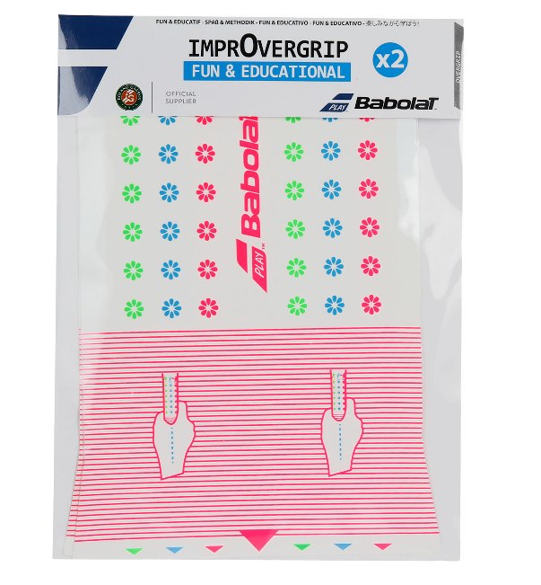 фото Обмотка для ручки ракетки babolat grip improver x2 653046, white/pink