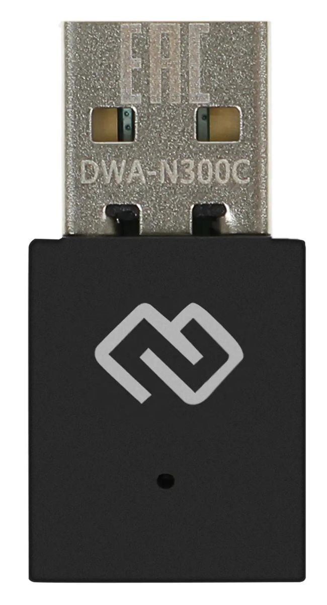 

Сетевой адаптер Wi-Fi Digma DWA-N300C USB 2.0