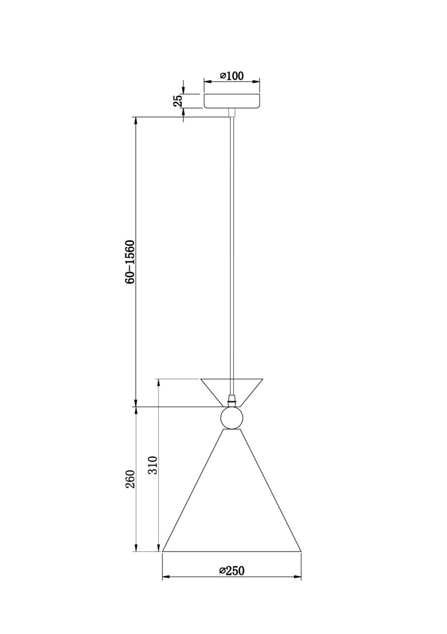 

Подвесной светильник Freya Moth FR5392PL-01GR 60 Вт E27 IP 20