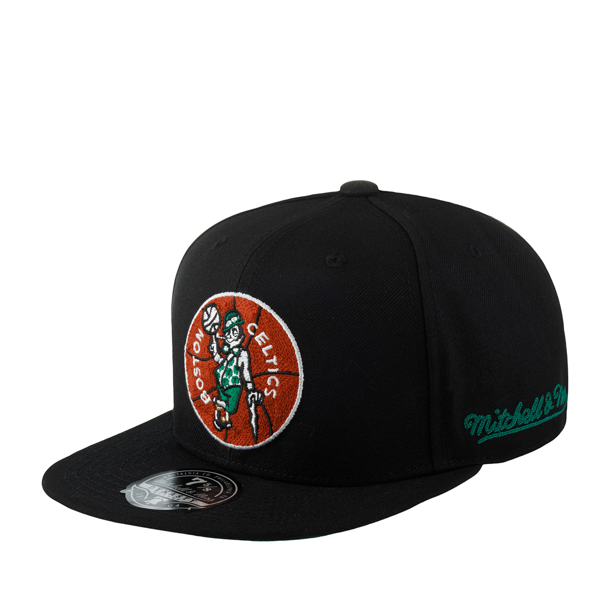 Бейсболка унисекс Mitchell & Ness HHSF4790-BCEYYPPPBLCK Boston Celtics NBA черная, р.60