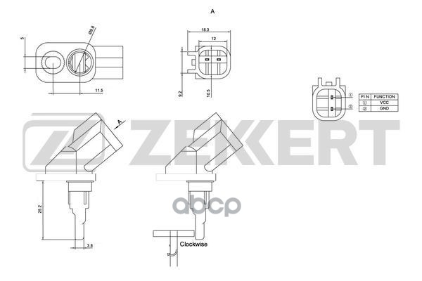 

Датчик Abs Задн./Передн. Ford Mondeo Iii 00- Jaguar X-Type (X400) 01- Zekkert Se-6058