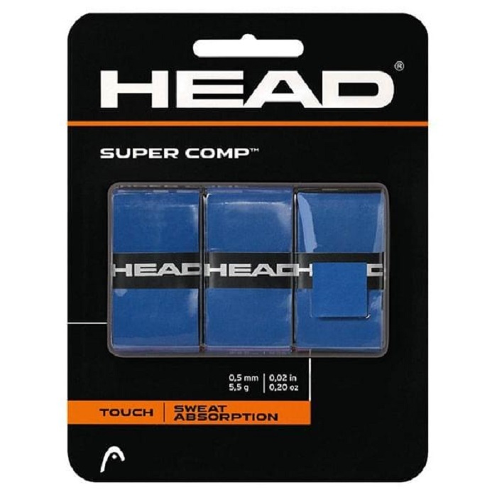 Овергрип для теннисной ракетки Head Overgrip Super Comp x3 синий 3 шт 866₽