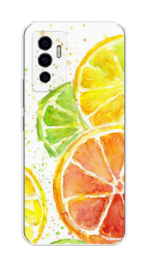 

Чехол на Vivo V23e/Y75 4G "Цитрусовые", Белый;желтый;красный;зеленый, 265950-1