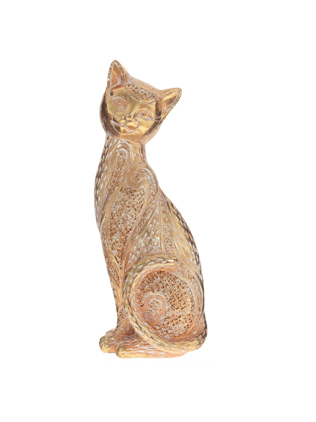 

Фигурка декоративная Кошка ALAT Home 772181, Золотистый