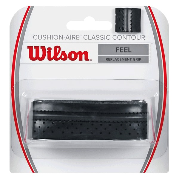 Овергрип для теннисной ракетки Wilson Grip Cushion Aire Classic Contour x1 черный 1 шт