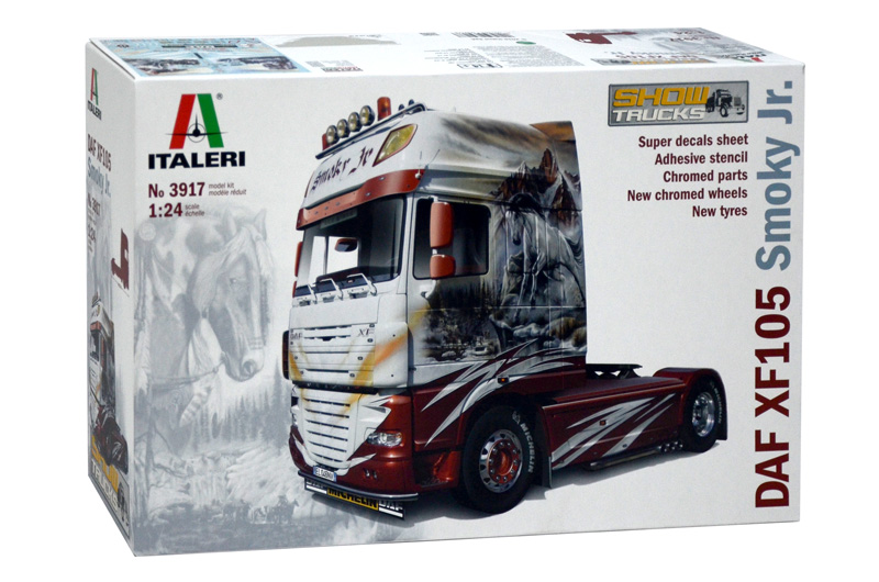 

Сборная модель Italeri 1/24 Грузовик Daf Xf105 "Smoky Jr" Showtruck 3917