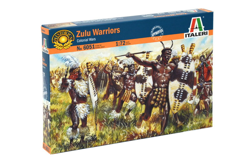 

Сборная модель Italeri 1/72 Zulu Warriors 6051