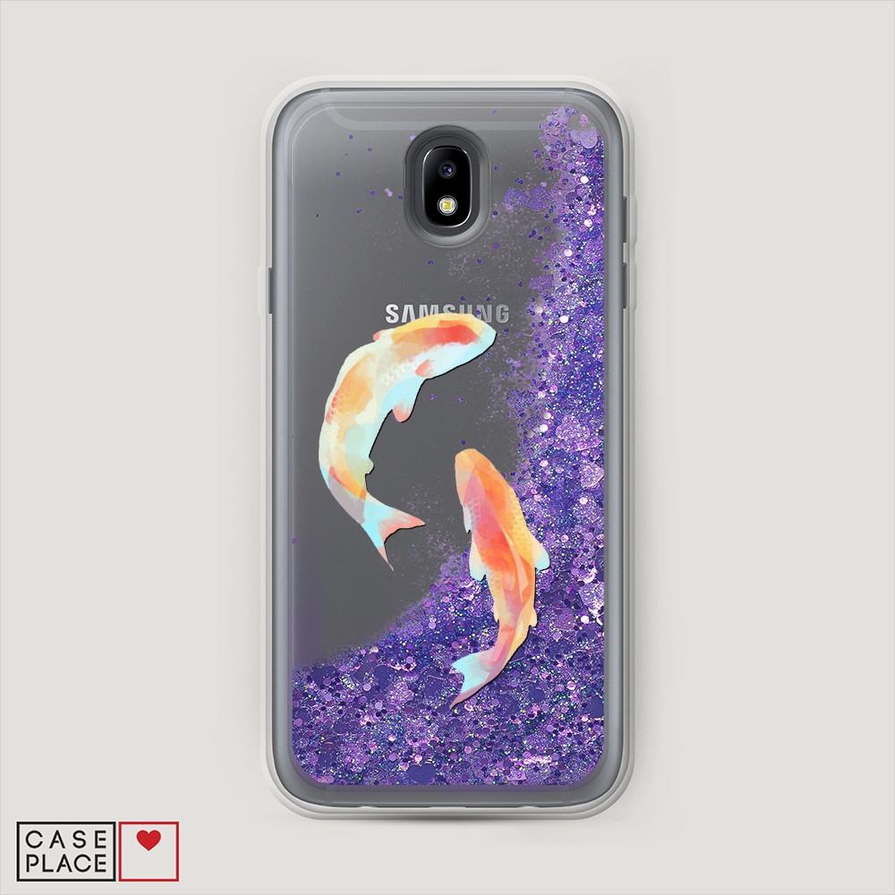 

Жидкий чехол с блестками "Звездный единорог" на Samsung Galaxy A91
