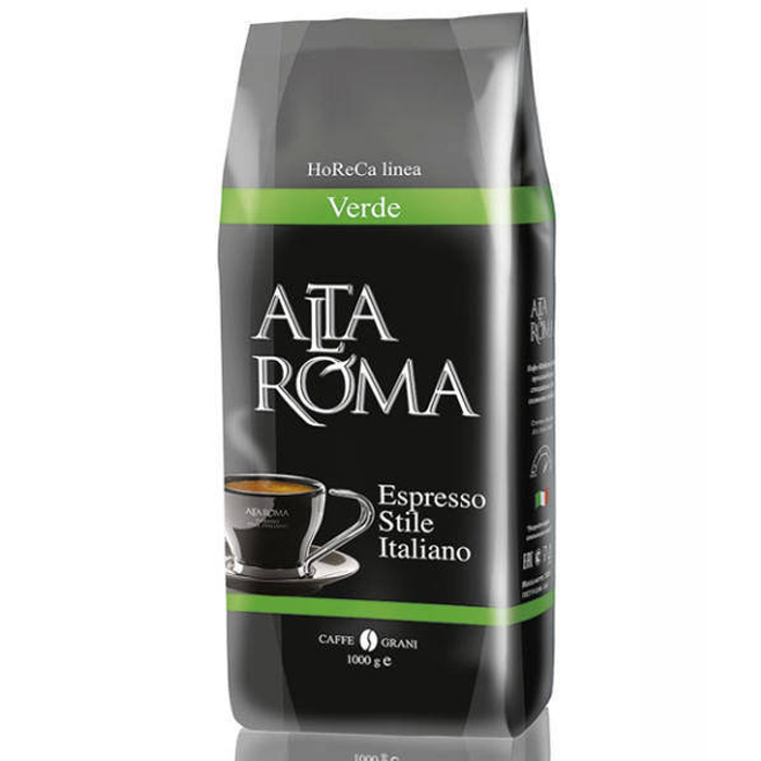 Кофе в зернах Alta Roma Verde 1000 г (1кг)