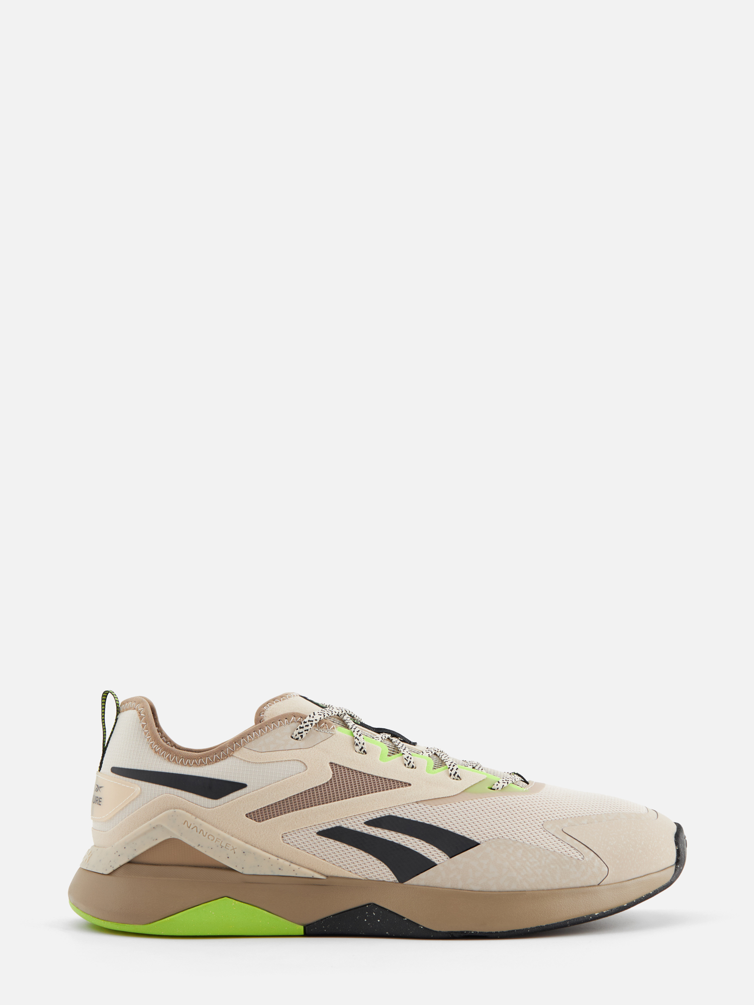 

Кроссовки мужские Reebok Nanoflex Adventure Tr 2 IE6717 бежевые 7.5 US, Бежевый, Nanoflex Adventure Tr 2