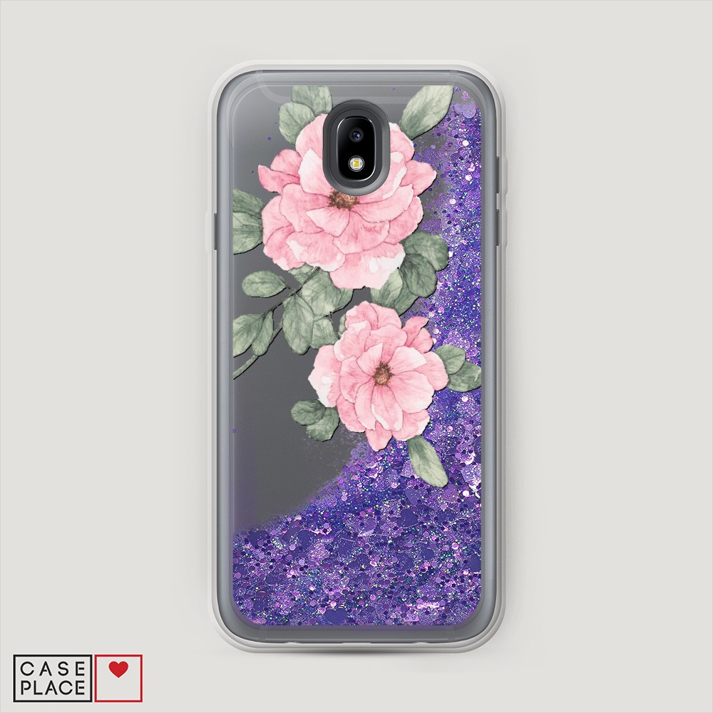 

Жидкий чехол с блестками "Звездный единорог" на Samsung Galaxy A91
