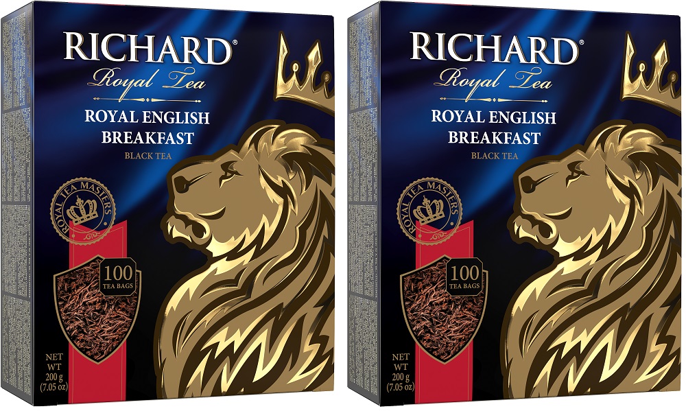 

Чай черный Richard Royal English Breakfast, 2 уп х 100гр