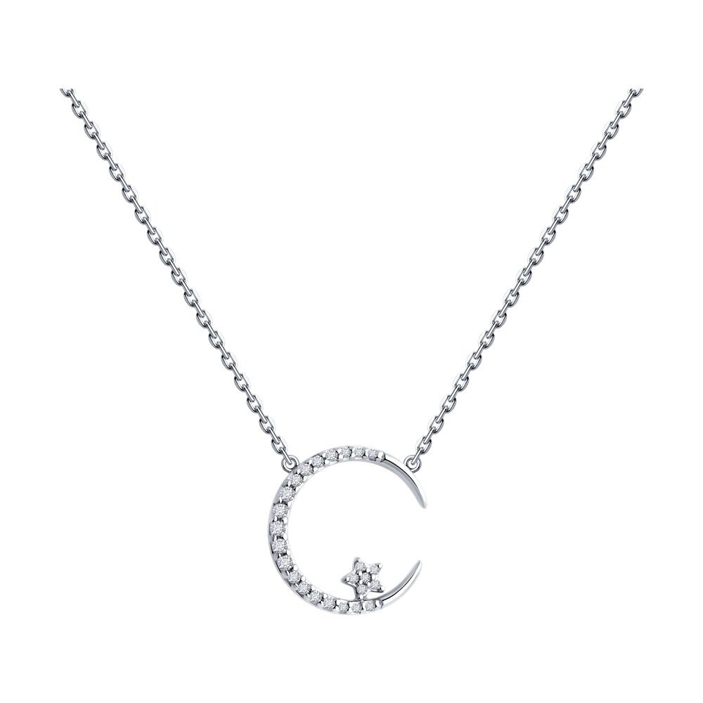 

Колье из серебра 50-55 см SOKOLOV 94070712, перламутр, 94070712