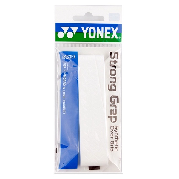 Овергрип для теннисной ракетки Yonex Overgrip Strong Grap x1 white 1 шт