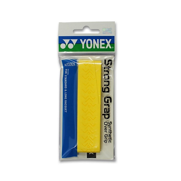 фото Овергрип для теннисной ракетки yonex overgrip strong grap x1 yellow 1 шт