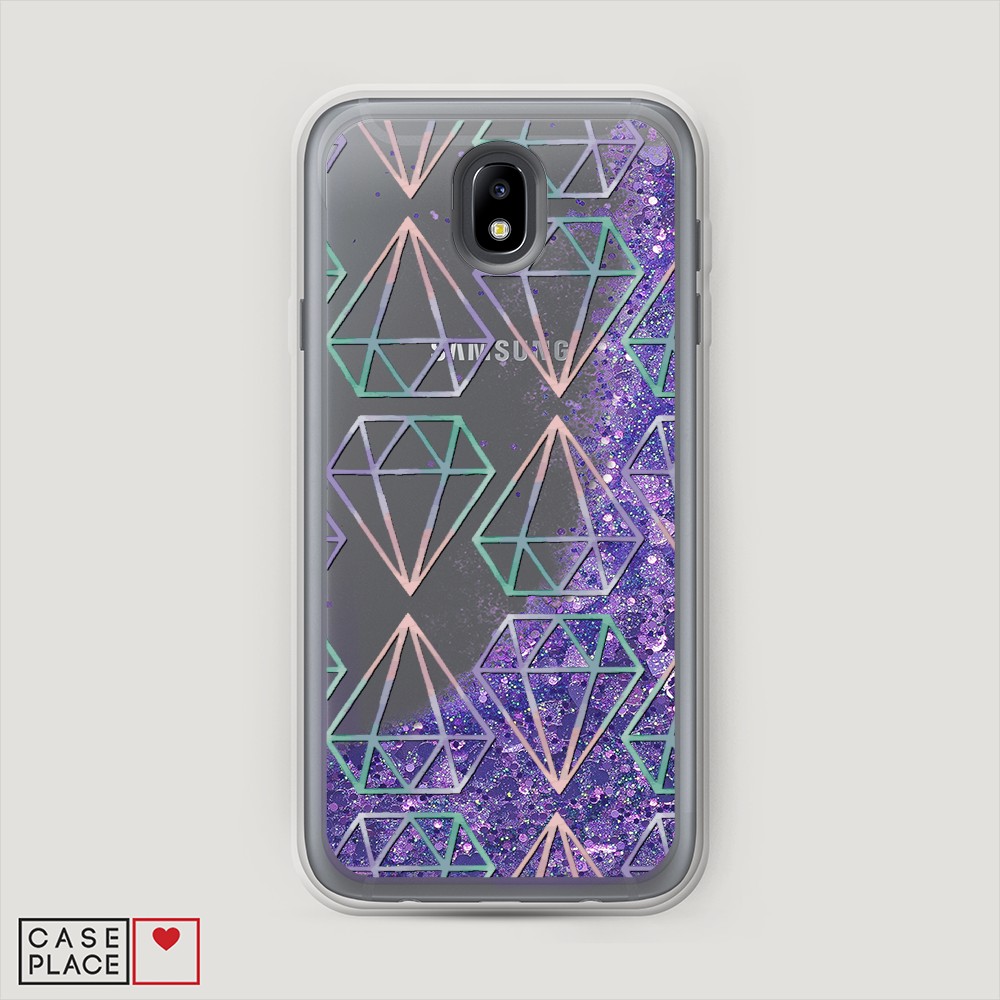 

Жидкий чехол с блестками "Звездный единорог" на Samsung Galaxy A91