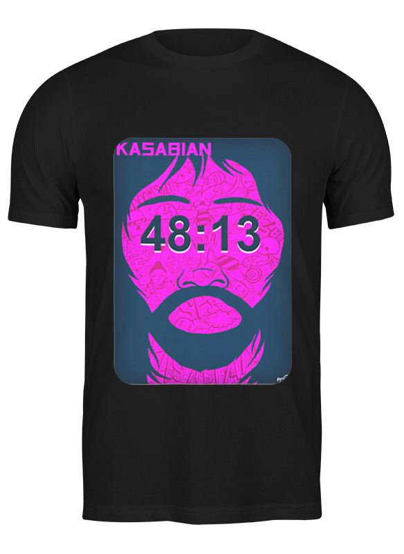 

Футболка мужская Printio Kasabian - 48:13 черная XL, Черный, Kasabian - 48:13