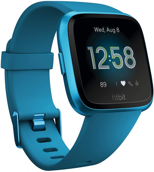 фото Умные часы fitbit versa lite edition (marina blue/marina blue aluminum)