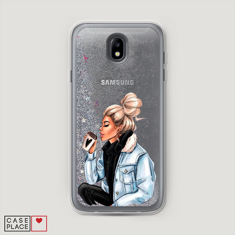 

Чехол Awog на Samsung Galaxy J7 2017 / Самсунг J7 2017 "Cute girl", 23191-1