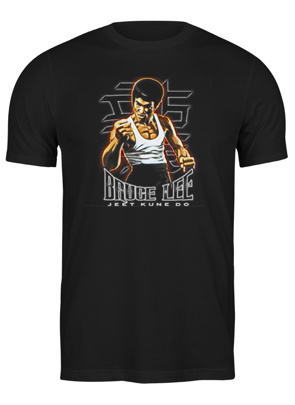 

Футболка мужская Printio Bruce lee черная XL, Черный, Bruce lee