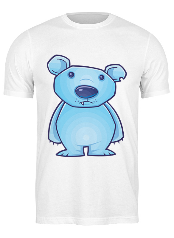 

Футболка мужская Printio Медведь белая 3XL, Белый, Медведь
