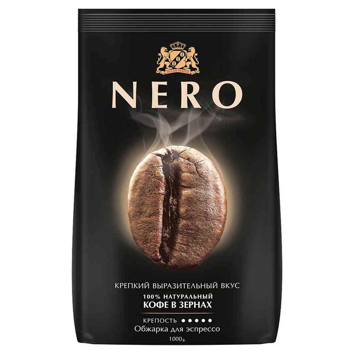 Кофе в зернах Ambassador Nero 1000 гр (1 кг)