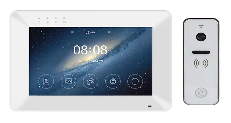 Комплект видеодомофона Tantos Rocky HD и iPanel 2 HD + (белая)