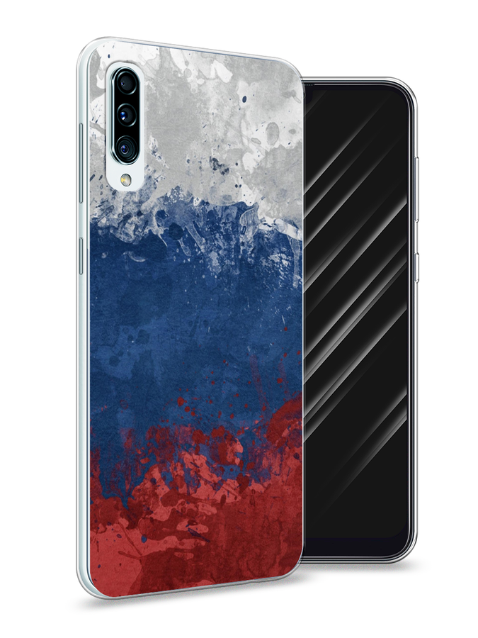 

Чехол Awog на Samsung Galaxy A50 "Флаг России неровный", Разноцветный, 27750-5