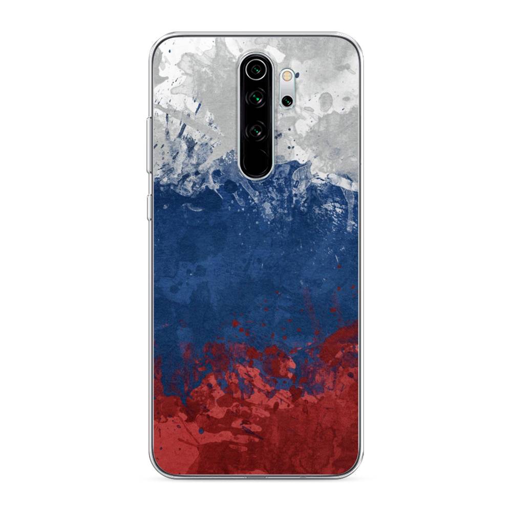фото Чехол awog "флаг россии неровный" для xiaomi redmi note 8 pro
