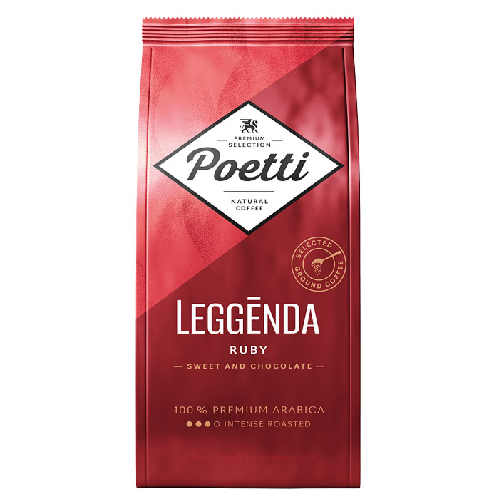 Кофе в зернах Poetti Leggenda Ruby 1000 гр