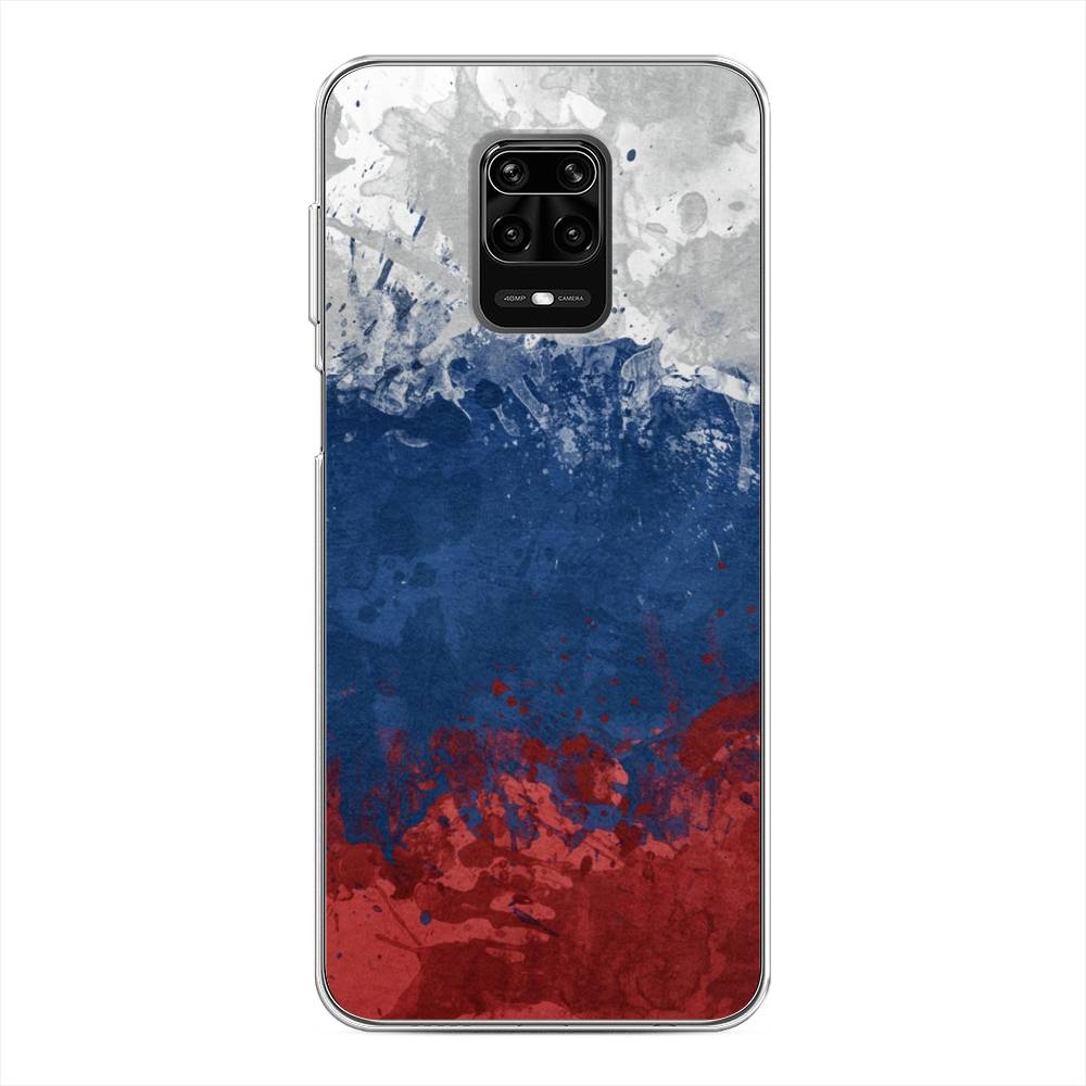 фото Чехол awog "флаг россии неровный" для xiaomi redmi note 9s