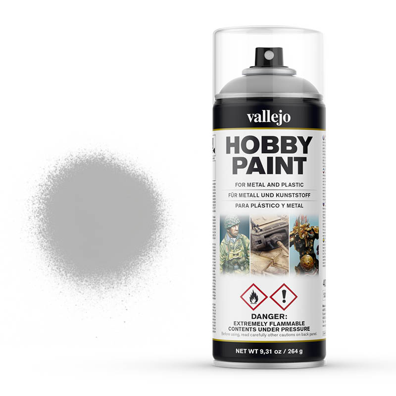 

Аэрозольная грунтовка Vallejo серии Aerosol Grey, 400 мл, 28011, Grey