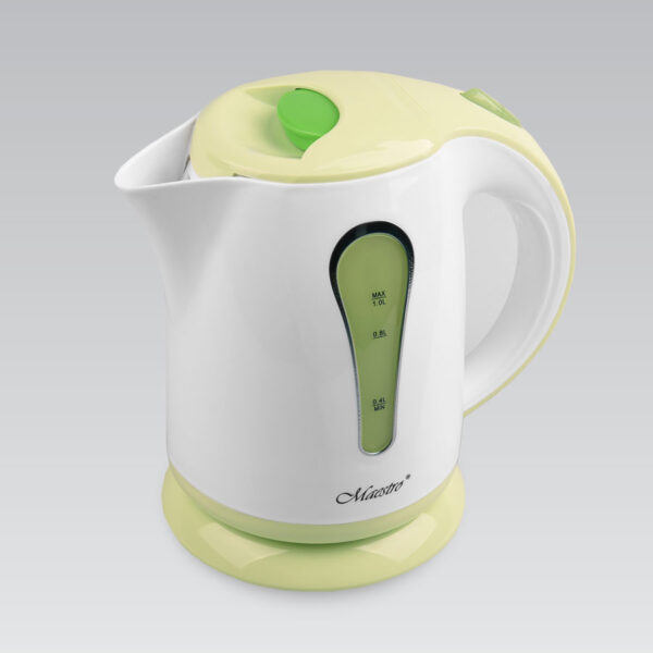 Чайник электрический FEEL AT HOME MR-028 1 л белый, зеленый