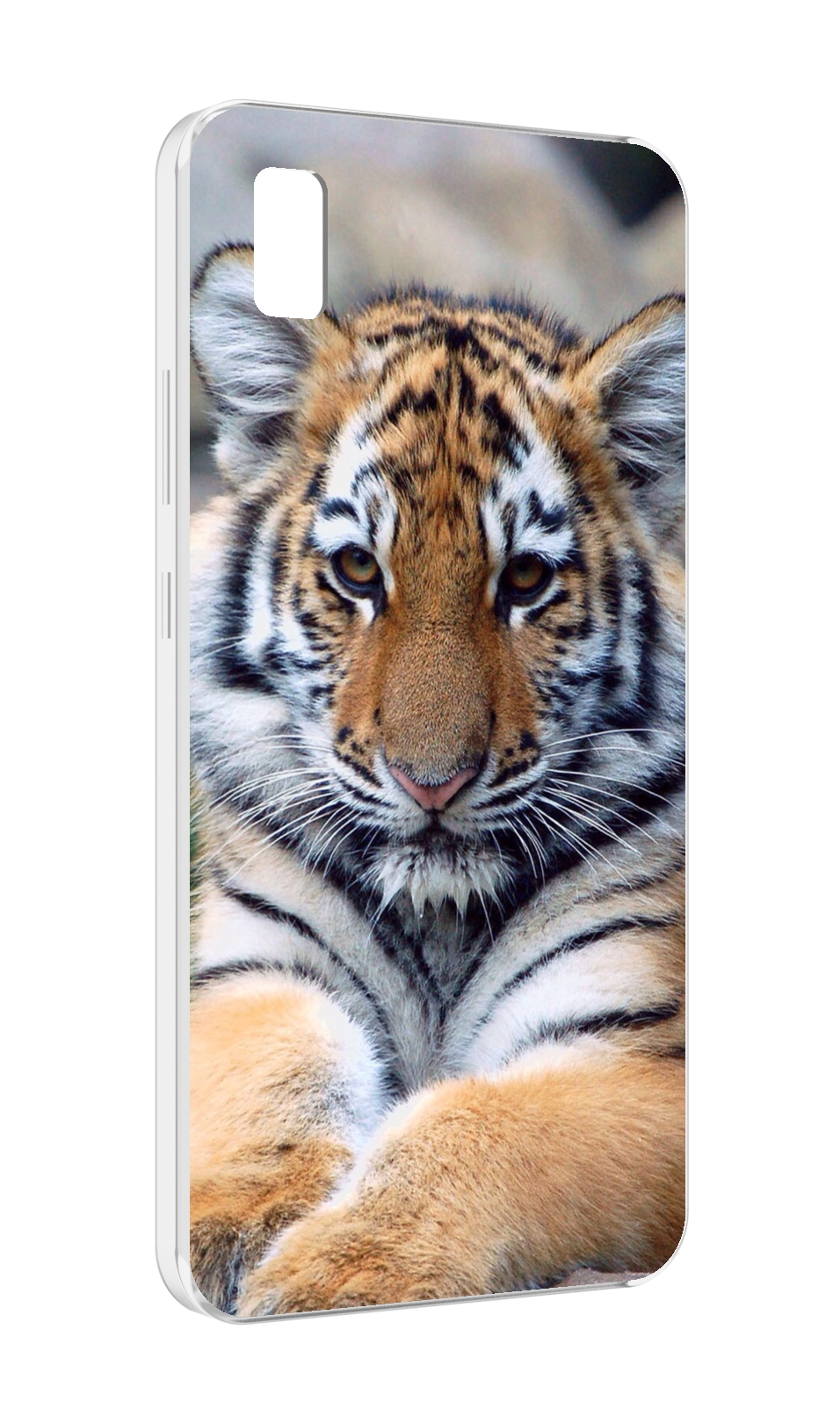 

Чехол MyPads Тигренок для ZTE BLADE L210, Прозрачный, Tocco