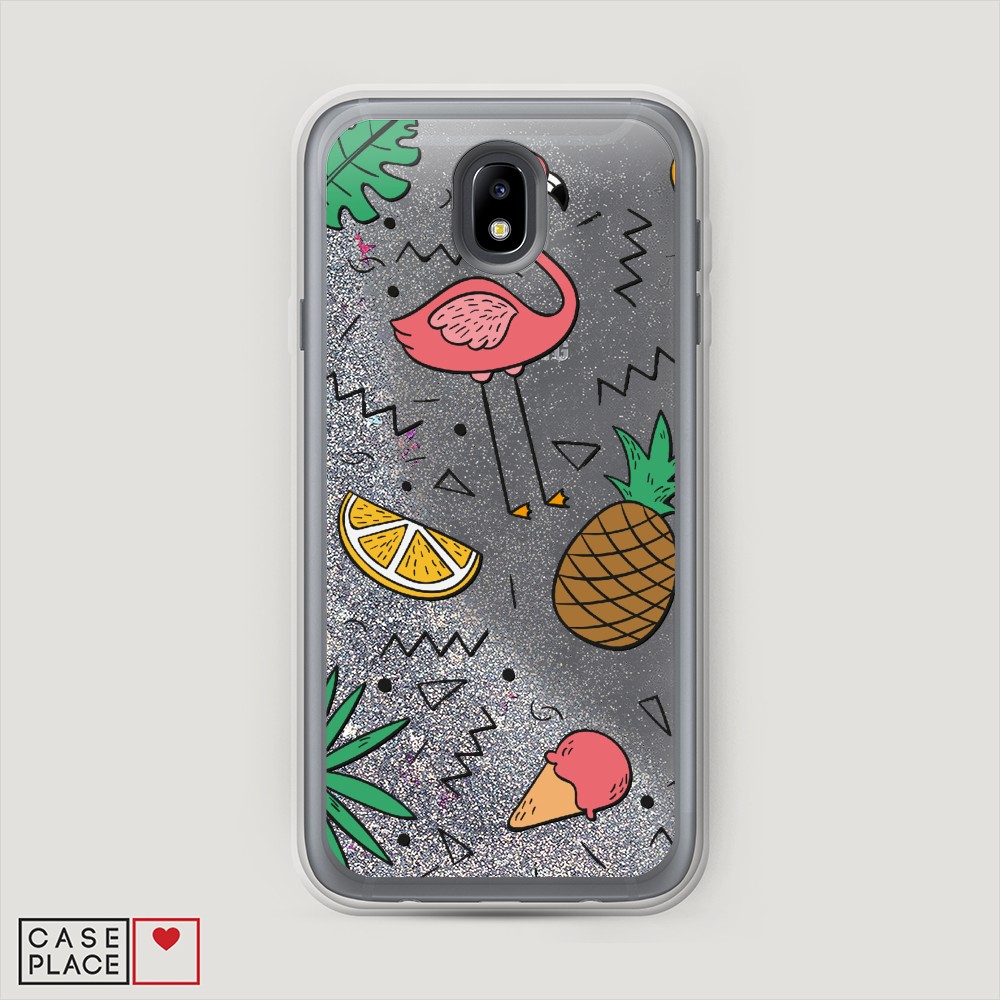 

Чехол Awog на Samsung Galaxy J7 2017 / Самсунг J7 2017 "Гавайский фон", 23191-1