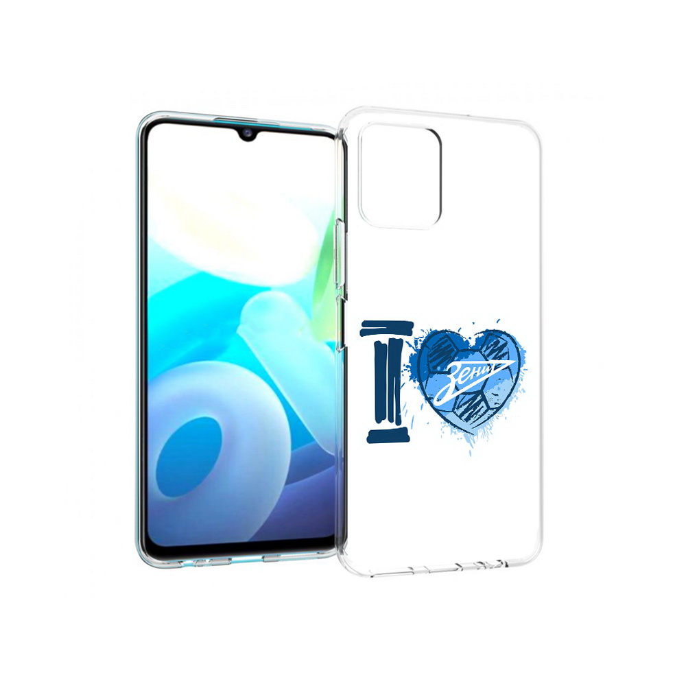 

Чехол MyPads Tocco для Vivo Y15s ФК я люблю зенит (PT224456.390.186), Прозрачный, Tocco