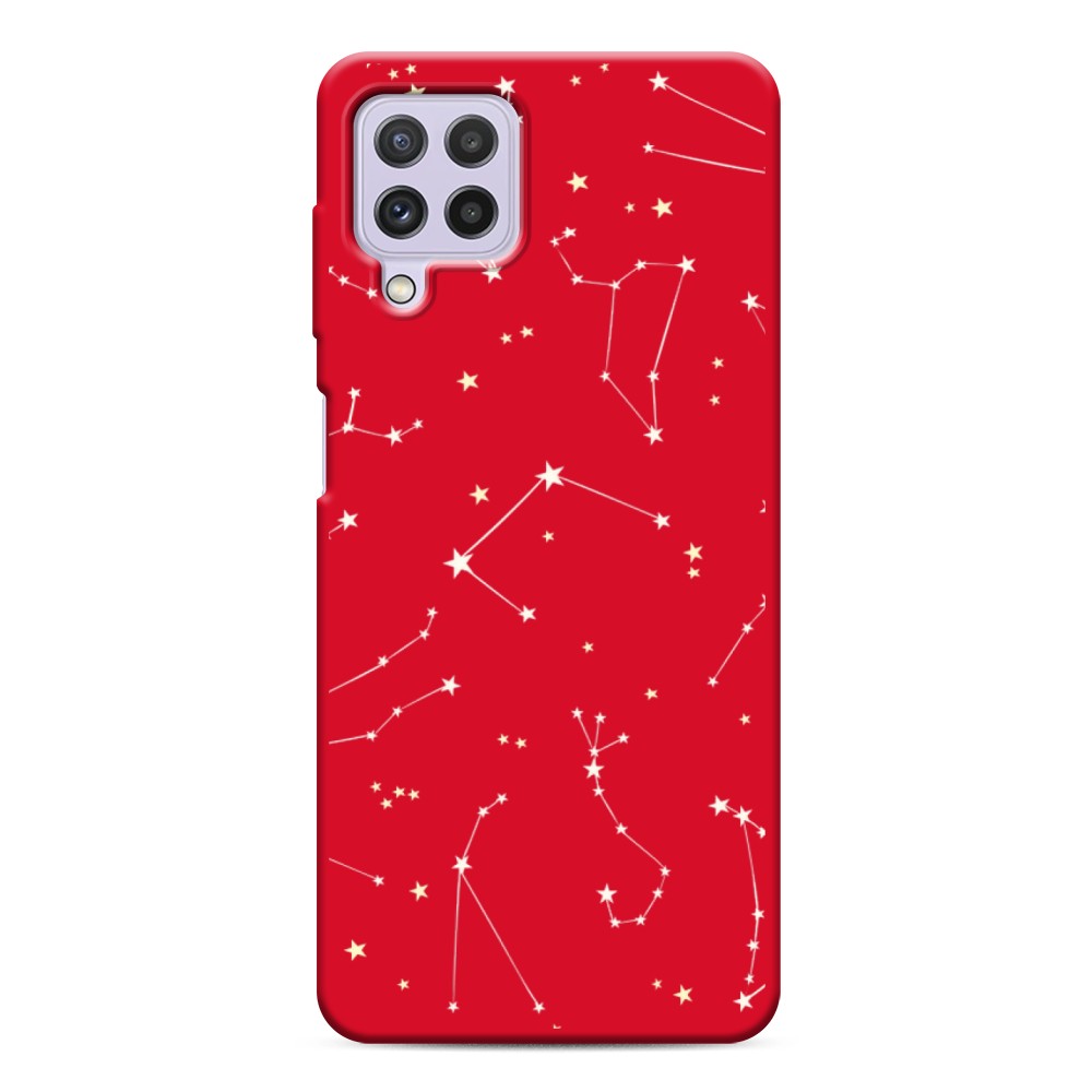 

Матовый силиконовый чехол "Созвездия" на Samsung Galaxy A22, 2103153-1