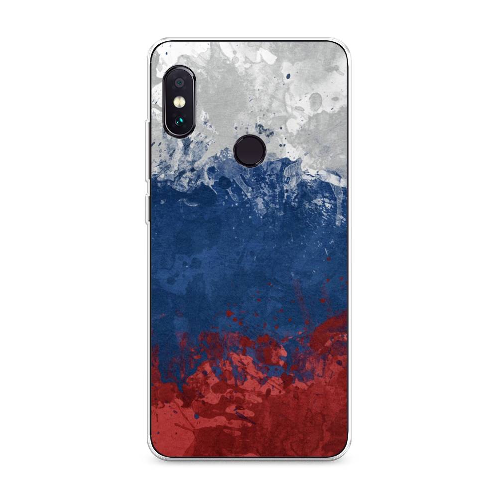 

Чехол Awog на Xiaomi Redmi Note 5/Note 5 Pro "Флаг России неровный", Разноцветный, 32750-5