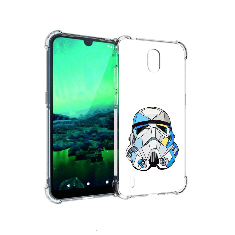 

Чехол MyPads Tocco для Nokia 1.3 star wars дарт вейдер (PT227048.104.22), Прозрачный, Tocco