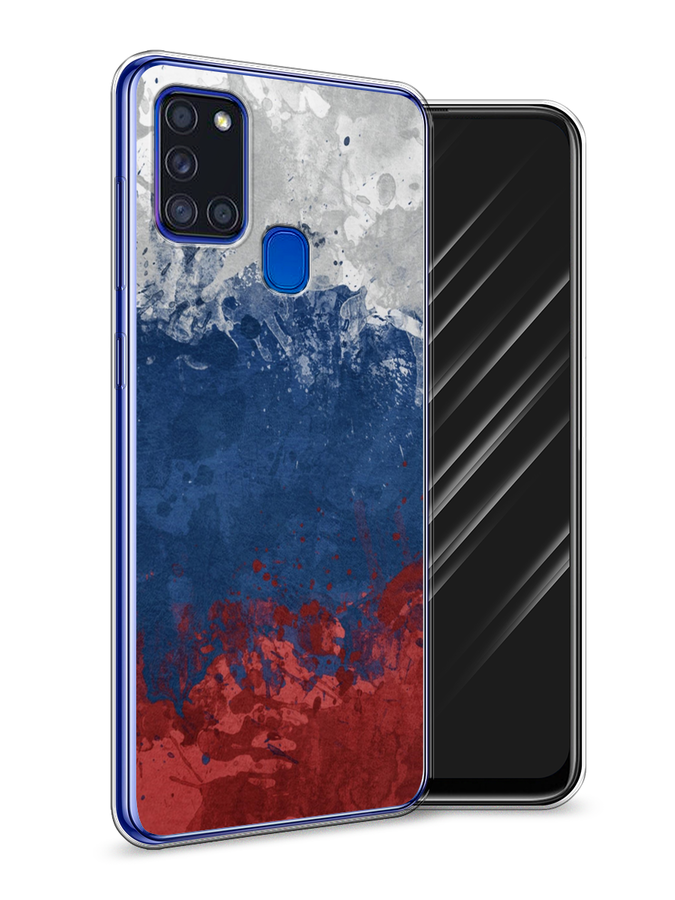 

Чехол Awog на Samsung Galaxy A21s / Самсунг A21s "Флаг России неровный", Разноцветный, 2100250-5