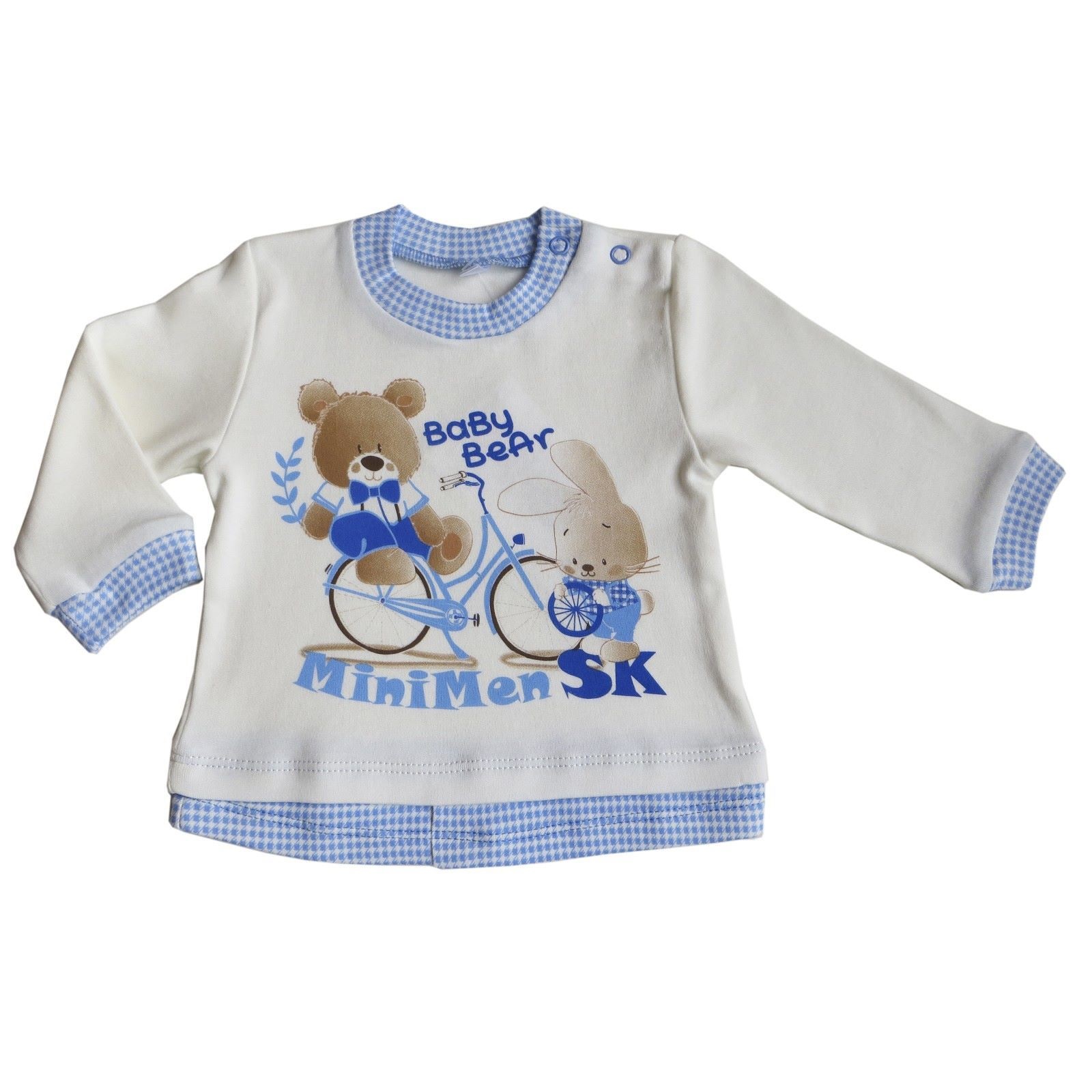 Лонгслив детский Sonia Kids З6106007 голубой 74