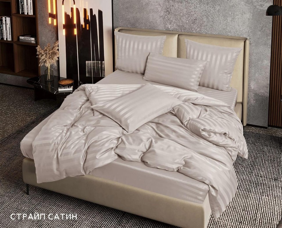 

Комплект постельного белья Candies Страйп-сатин Семейный размер, CANDSTRRSEM12