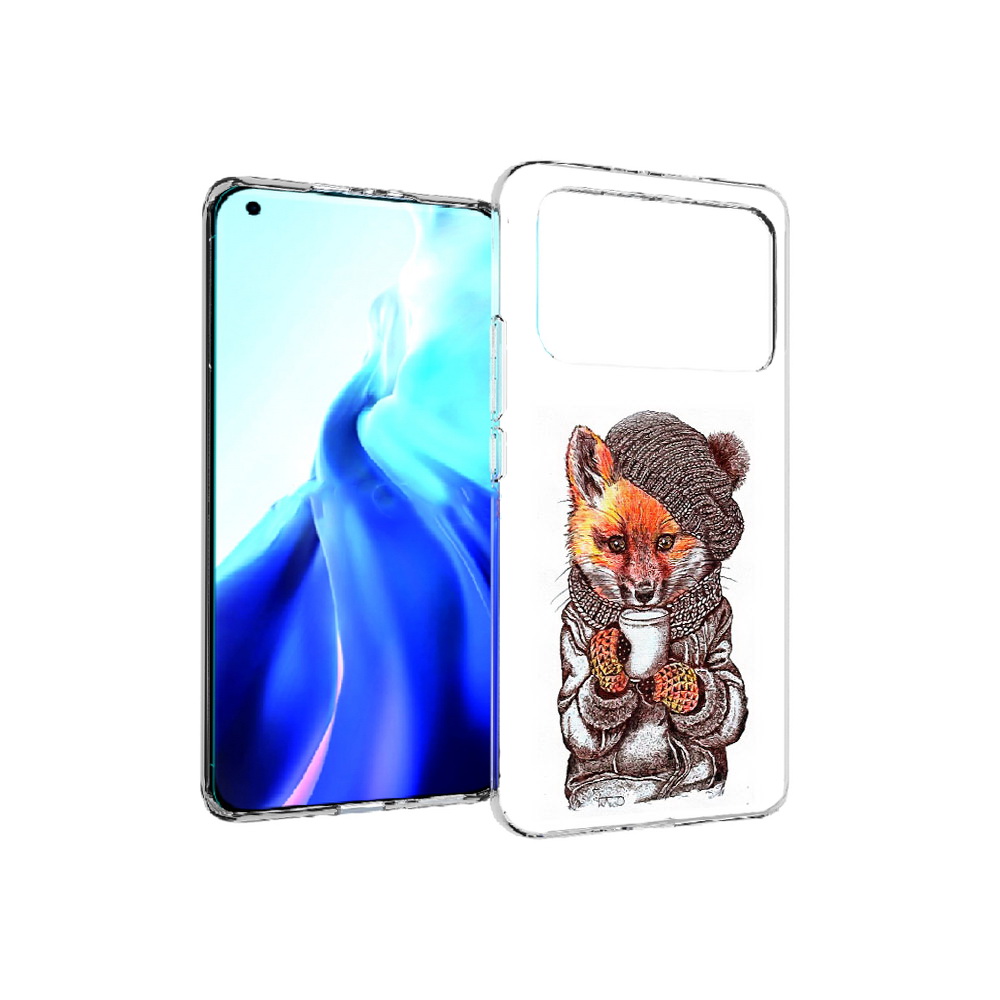 

Чехол MyPads Tocco для Xiaomi Mi 11 Ultra лиса в шапке (PT160500.261.437), Tocco